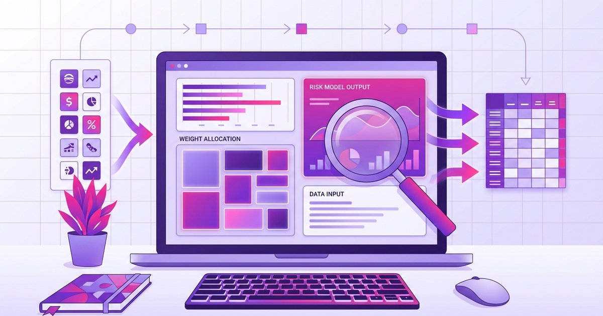 How to Read Optimizer Allocation Weights and Risk Model Output